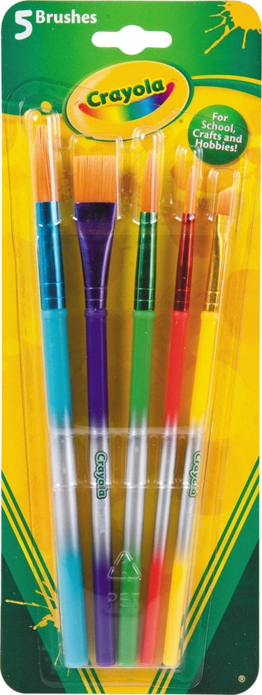 Crayola Art & Craft Brushes 5 Pack